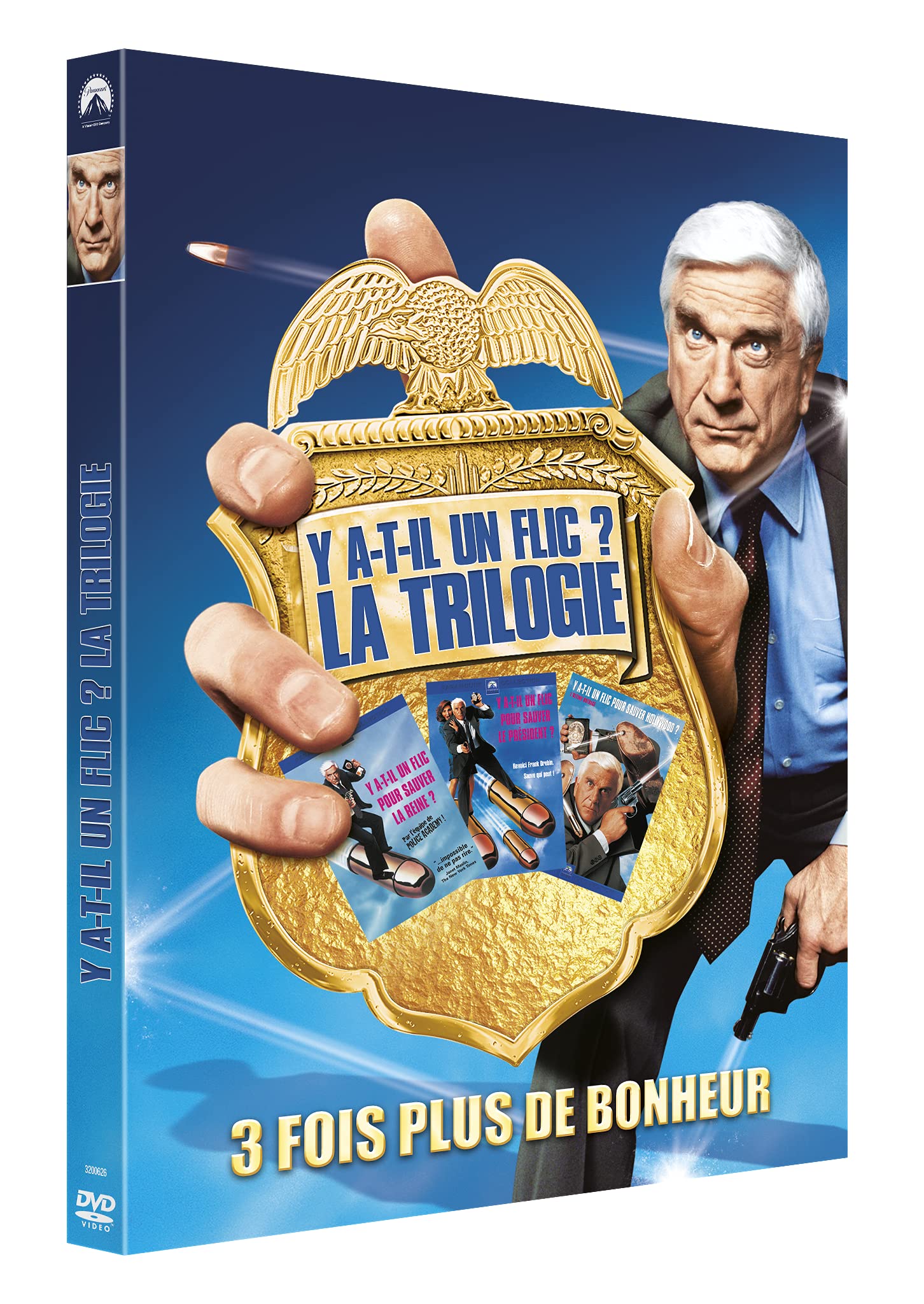 Trilogía Agárralo como puedas en DVD películas de comedia Leslie Nielsen pack importación