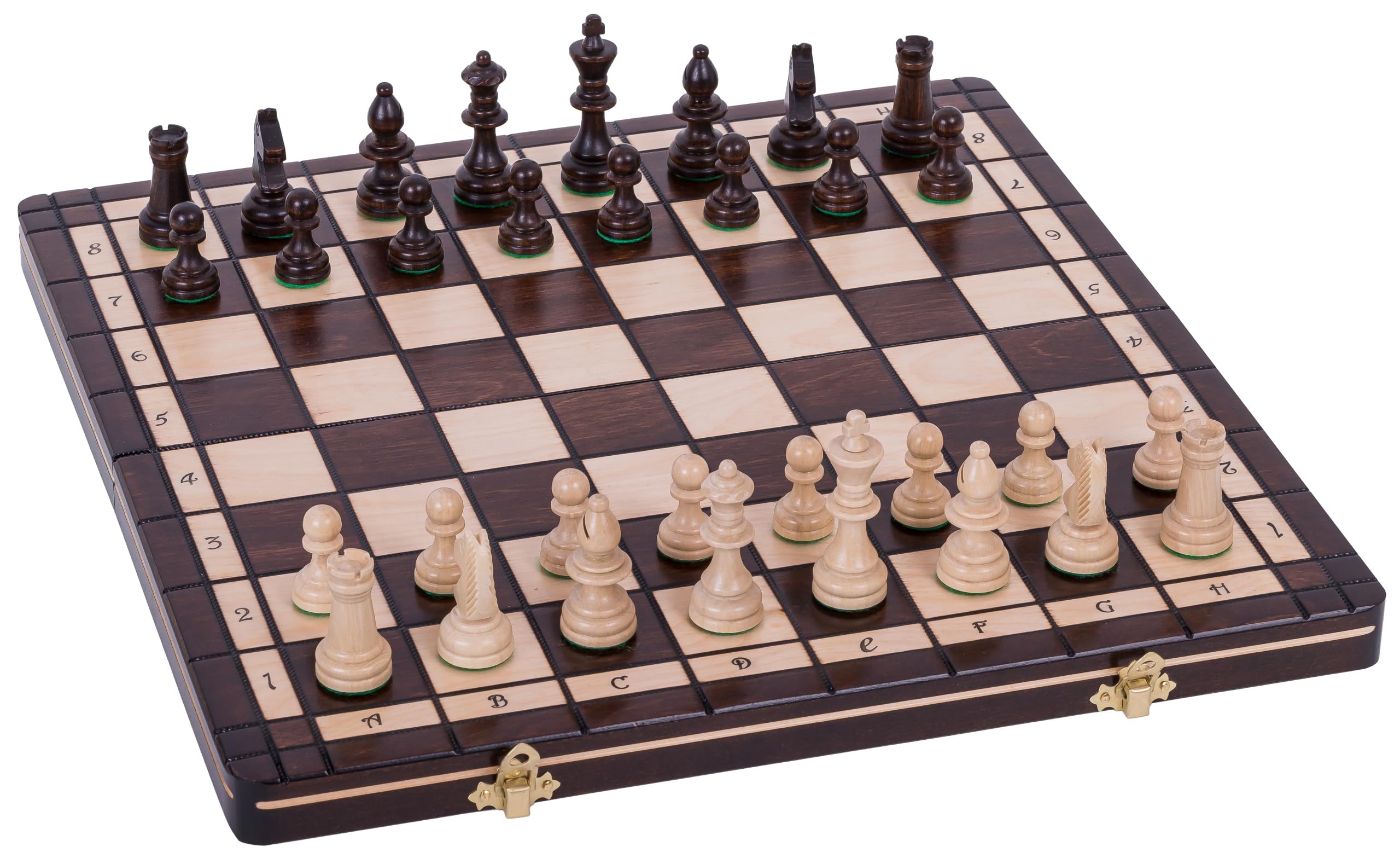 Square - Scacchi in Legno - SPORT - 40 x 40 cm - Scacchiera & Pezzi degli Scacchi