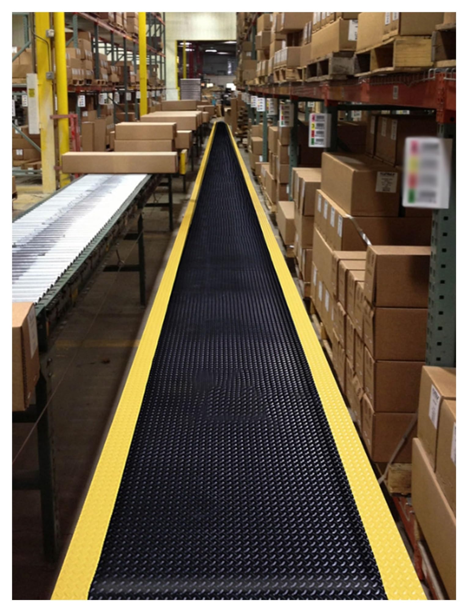 GTHTUHFD Anti-Fatigue Mat With Diamond Plate Design For Ergonomic Workplace Comfort,Black-100x140cm