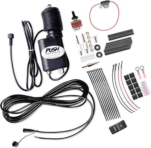 Vista 13 de Push Industries 118.501 Kit de control de deflector de canal de accionador de soplador de nieve alimentado - Diseñado para sopladores de nieve