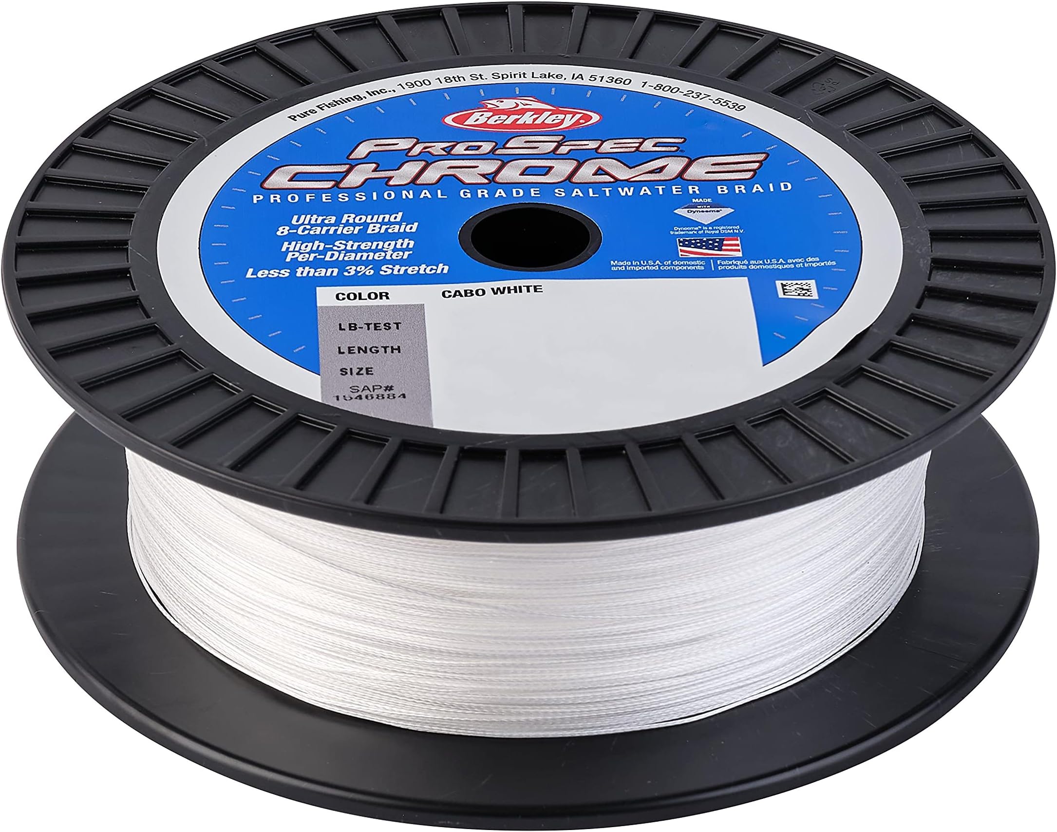BerkleyProSpec® Chrome Premium Saltwater Braid Superline