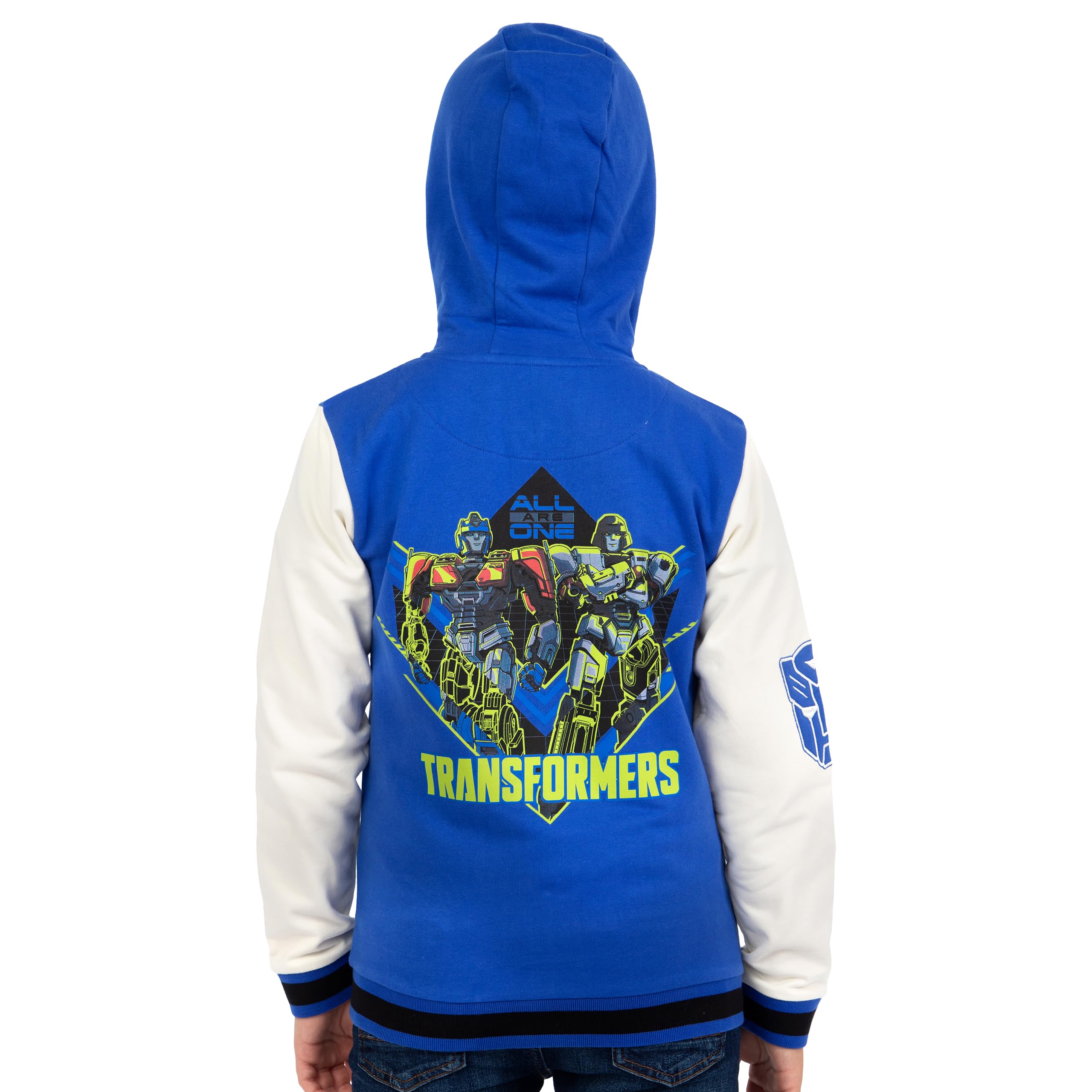 Transformers Felpa con Cappuccio | Felpa Ragazzo con Cappuccio Cotone | Megatron E Optimus Prime Maglione Bambino