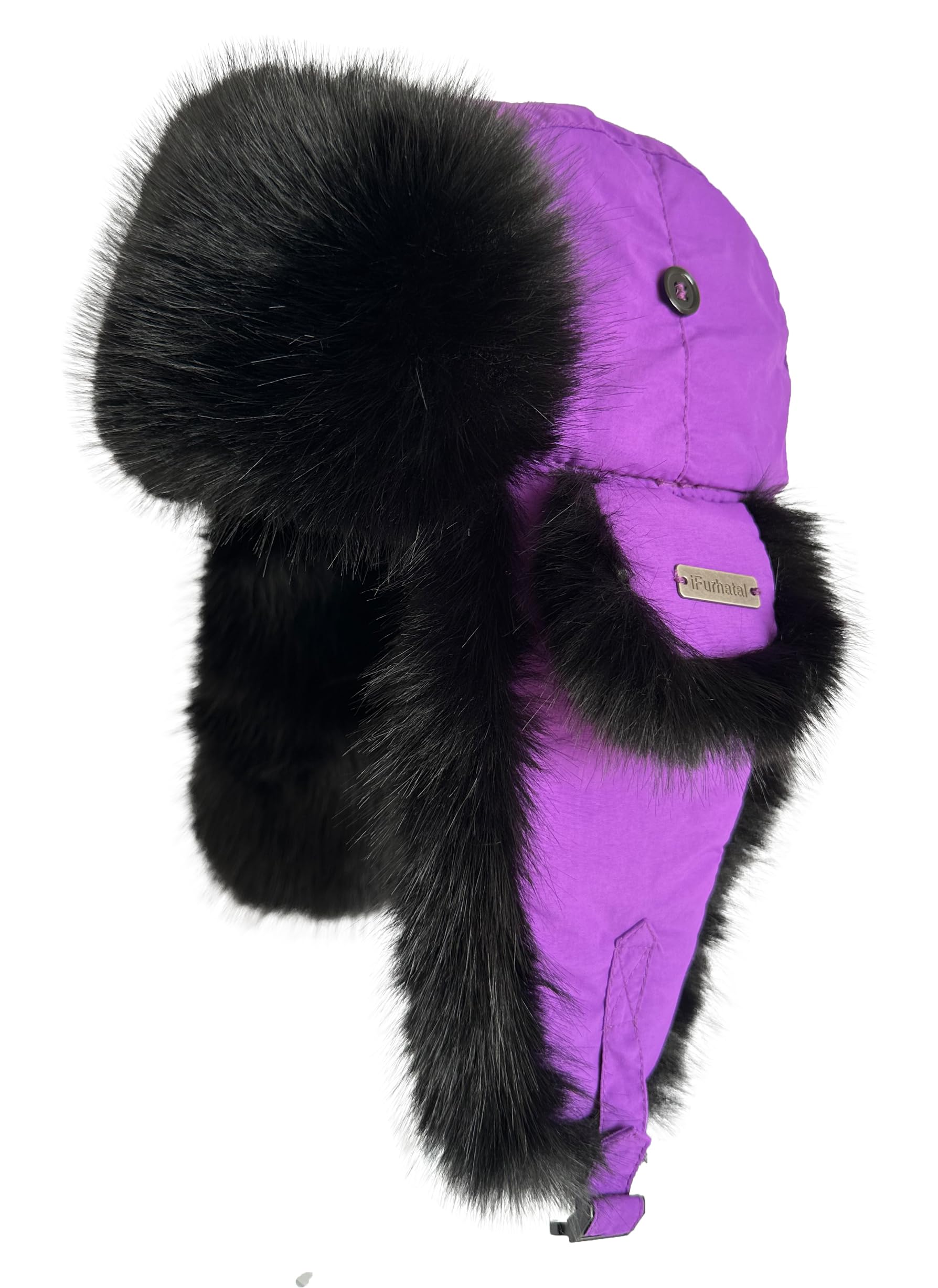 Winter Trapper Hat for Men Women 100% Real Rabbit Fur Russian Fur Winter Ushanka Hat Men Aviator Hat Mens Trapper Hat