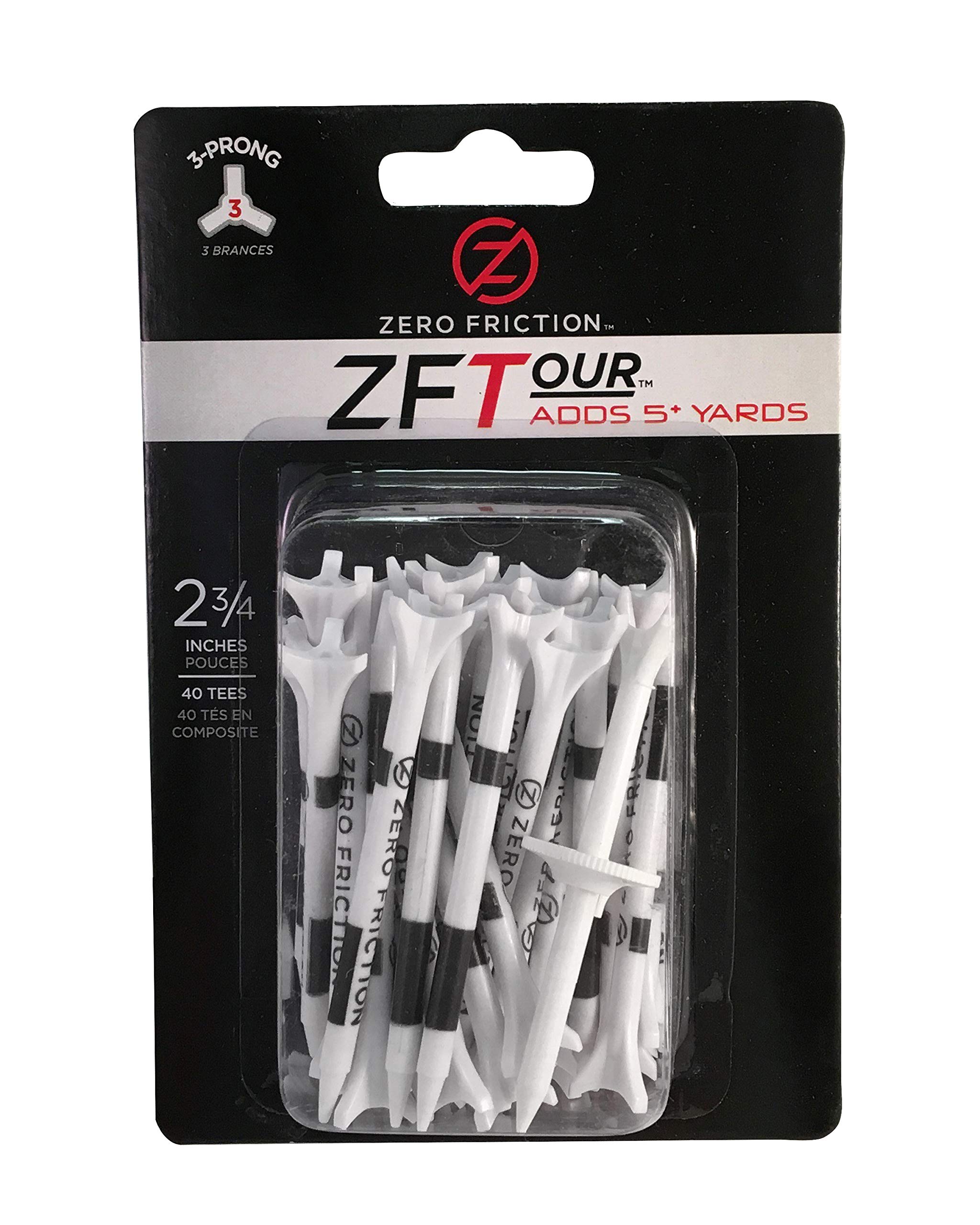 Zero Friction Tour 3-Prong Golf Tees 2-3/4-Inch