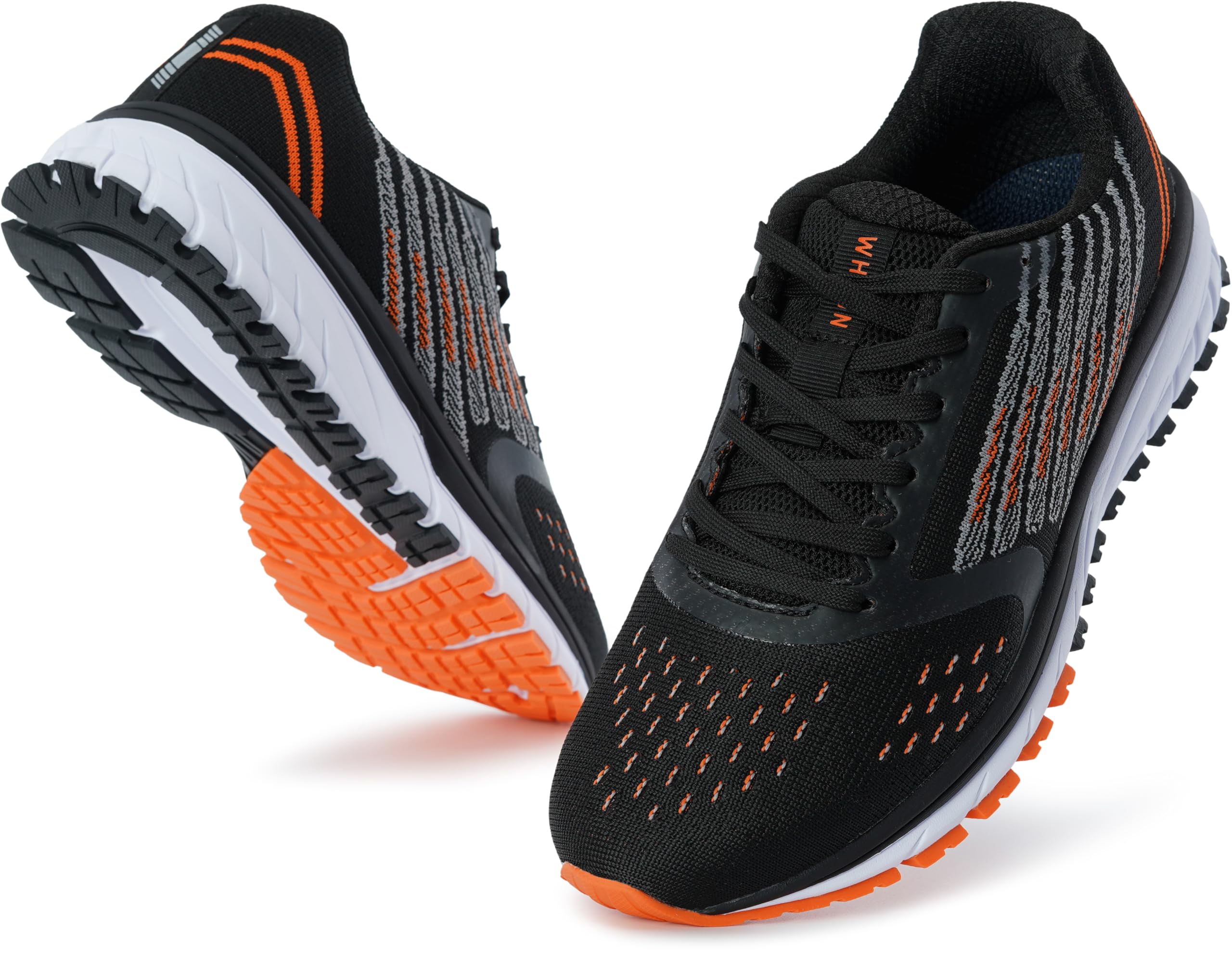 - Whitin Men's Supportive Running Shoes Cushioned Athletic Sneakers