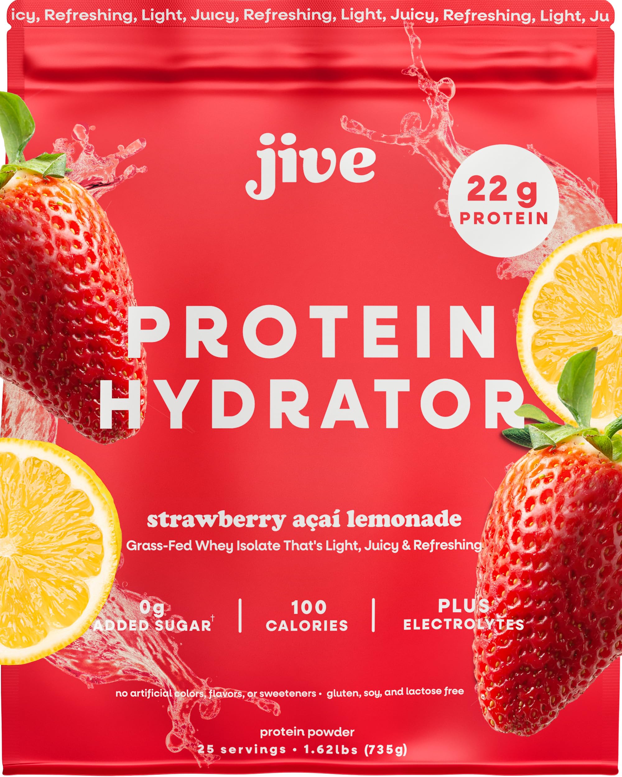Amazon.com: Jive Clear Protein Powder - 22g Grass-Fed Whey Isolate