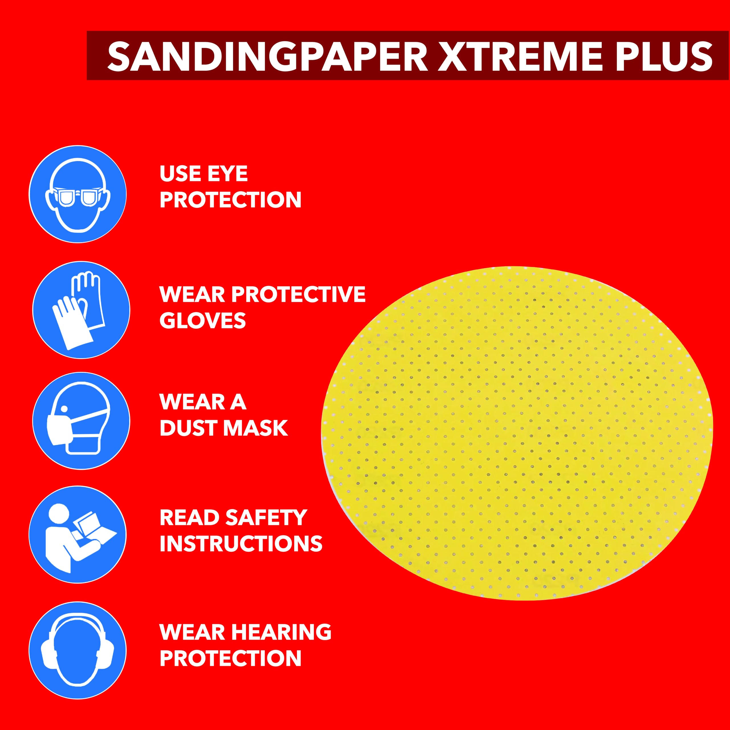 Hermes WS FLEX Wet And Dry Paper, 320 Grit, Pack Of 10