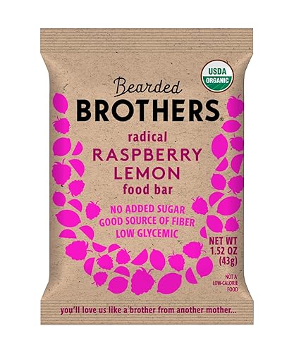 Bearded Brothers Barras Paleo vegana, sin gluten, fuente orgánica de proteínas y energía