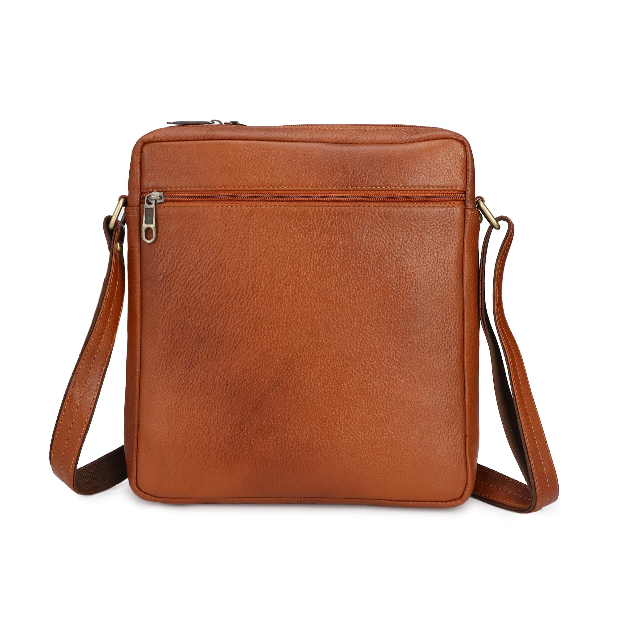 Kulli Moda Genuine Leather Crossbody Sling Bag for Women (Brown) - Image 3 thumbnail
