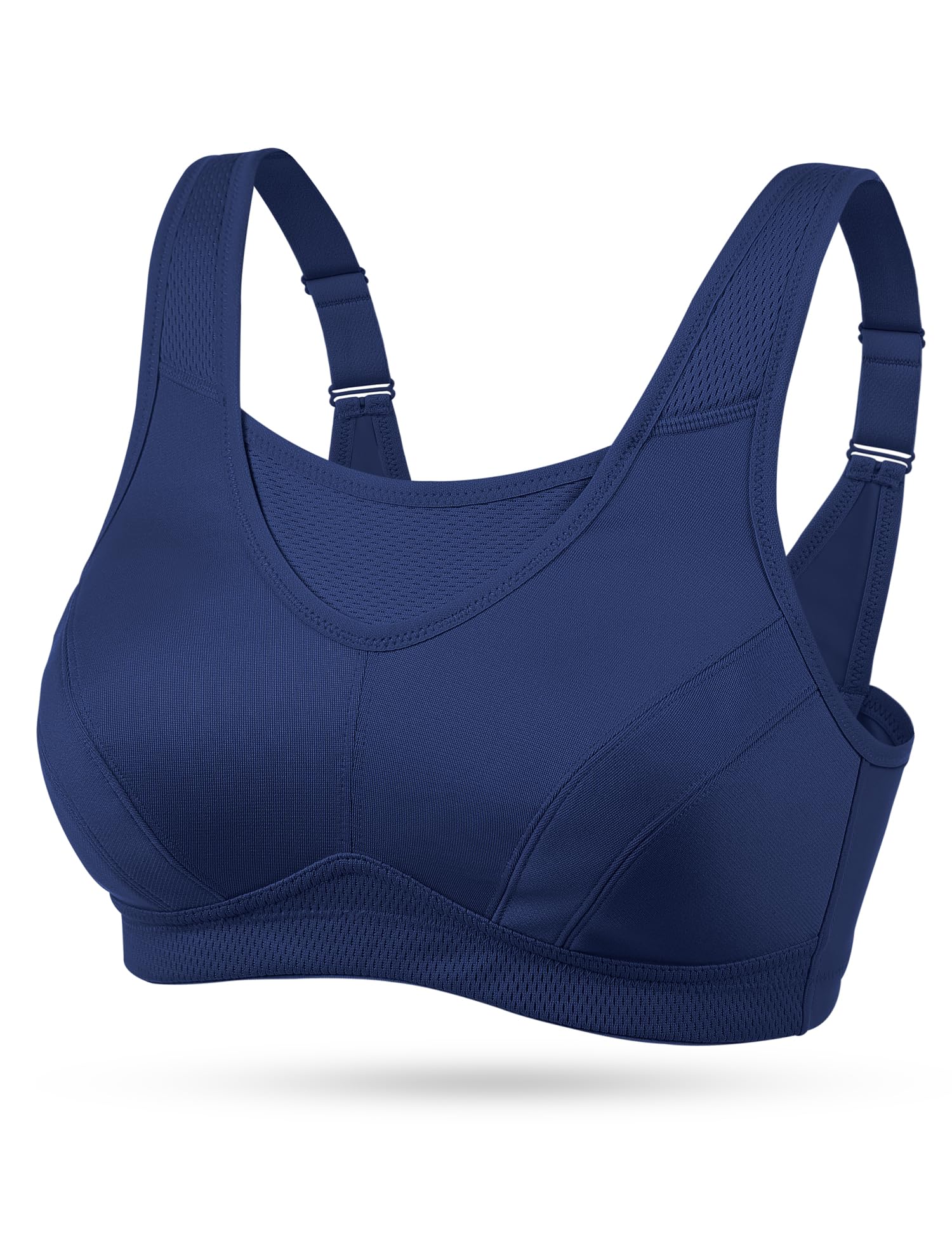 WingsLove Women’s High Impact Comfort Full Support Non Padded Sport Bra — view 10
