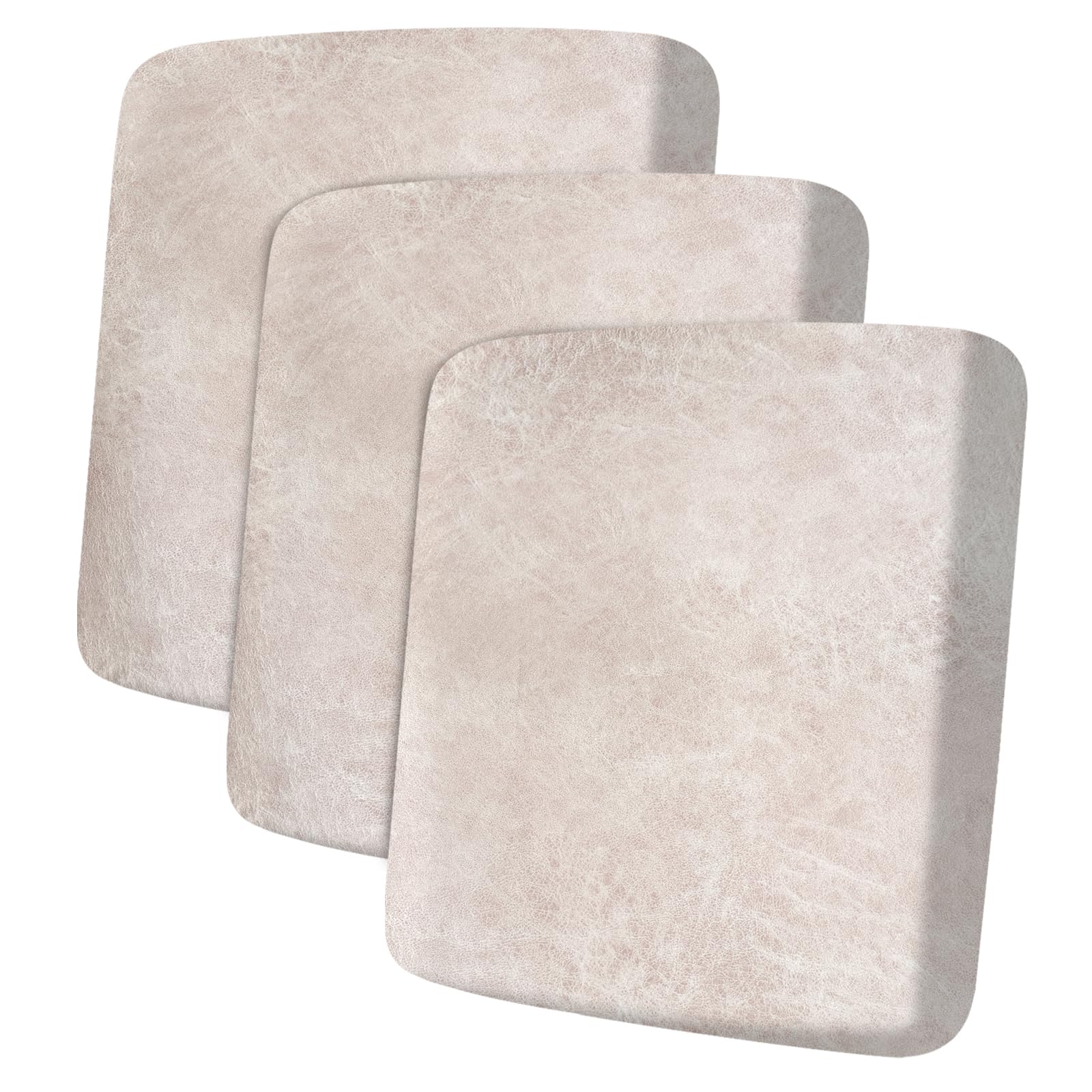Photo 1 of ANARACHON Leather Look Couch Cushion Covers Sofa Seat Slipcovers Sets Couches Furniture Protector for Sectional Armchair Loveseat Pets Kids Stretch Spandex Fabric (3 Cushion Sofa, Beige)