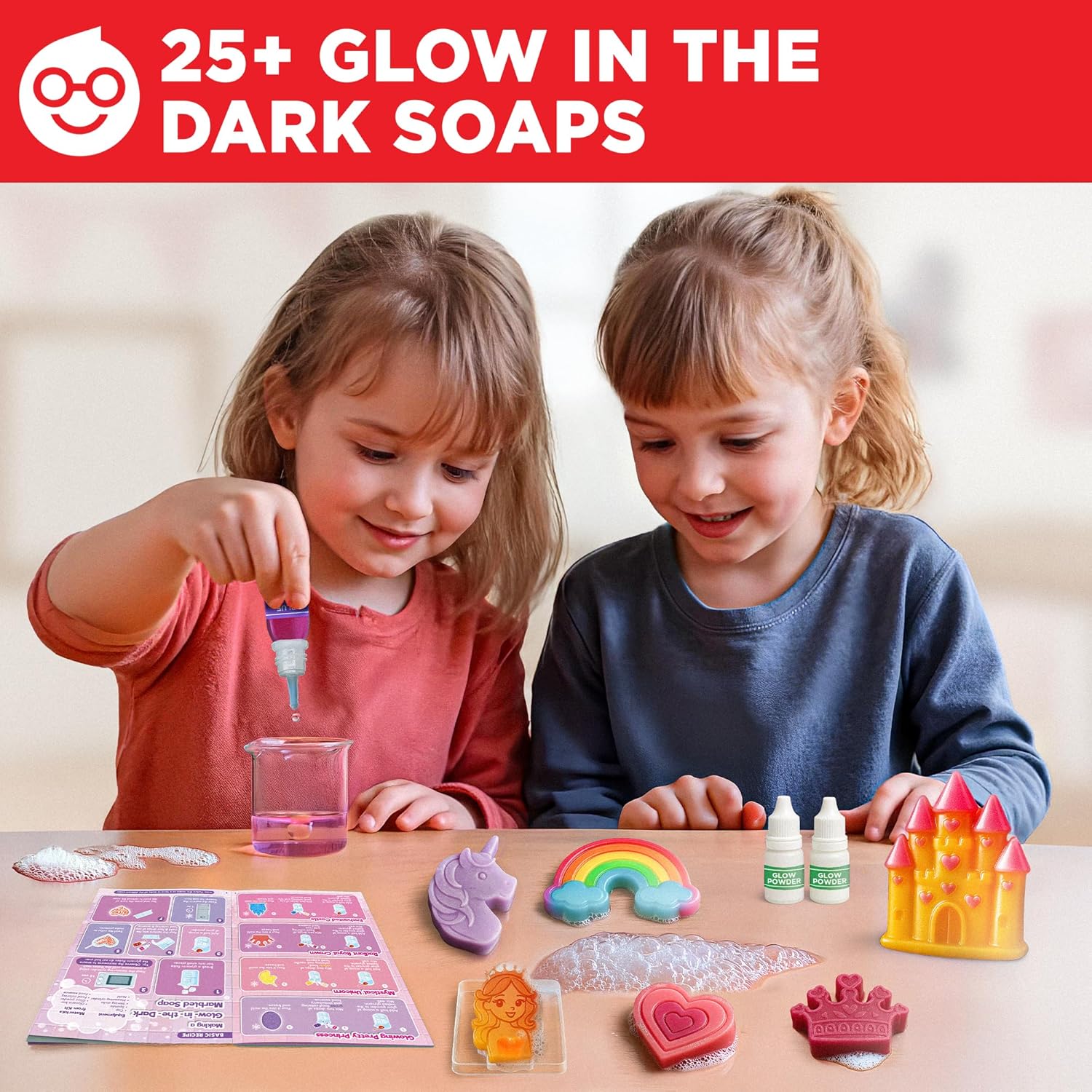 Doctor Jupiter Super Science Gift Set | Set of ‘Girls’ First Science Kit’, ‘Princess Super Soaps’ for Kids Ages 4+ | Birthday Gift Ideas, STEM Learning & Educational Toys for 4-5-6-7-8 Year Old Girls
