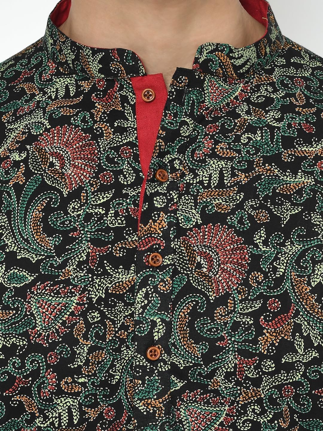 KISAH Men's Kurta Patiyala Set - Traditional Indian Ethnic Wear for Men - Ideal for Weddings, Festivals & Celebrations - Image 6