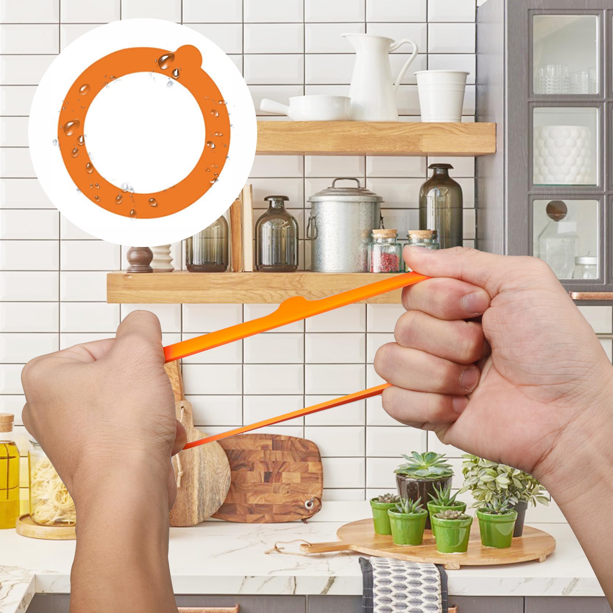 20 Pièces Joints De Bocal De Remplacement Joint En Silicone, Joints De Pot De Remplacement En