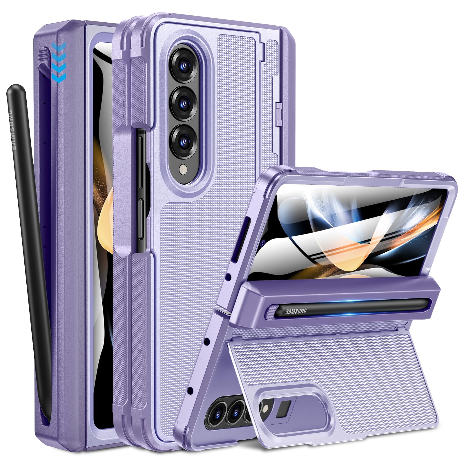 Amazon.com: Caka for Samsung Galaxy Z Fold 4 Case [Thinner S Pen
