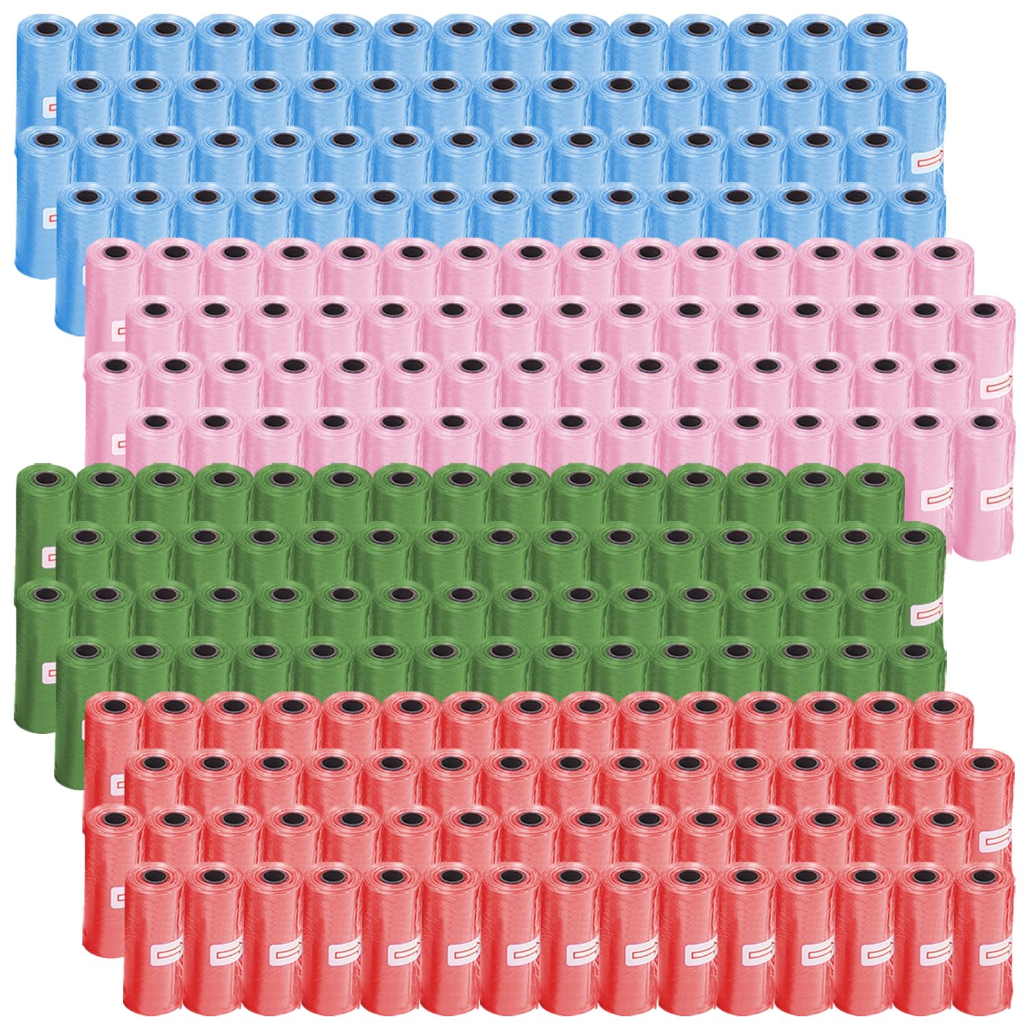 Bolsa para Excrementos - Bolsitas de Caca Accesorio de Pase para Mascotas Animales Domésticos Pack Ahorro (240 Paquetes x 15Uds)