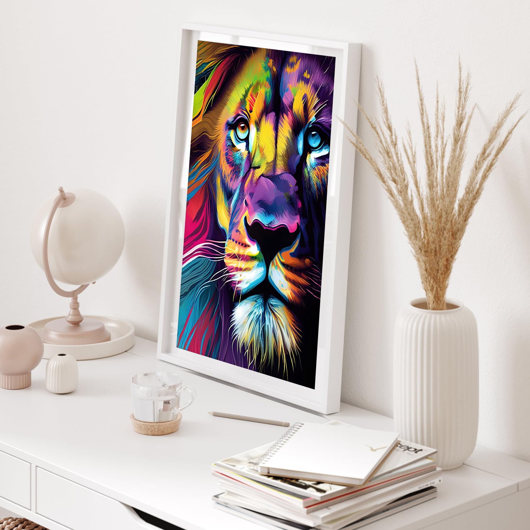 Kit De Pintura De Diamantes 5D DIY Para Adultos - Perro 30x40 Cm | Ideal Para Decorar Y Relajarte