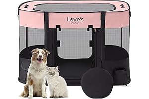 Love's cabin Pet Puppy Dog Playpen for Cat Whelping Birthing, Small Dog...