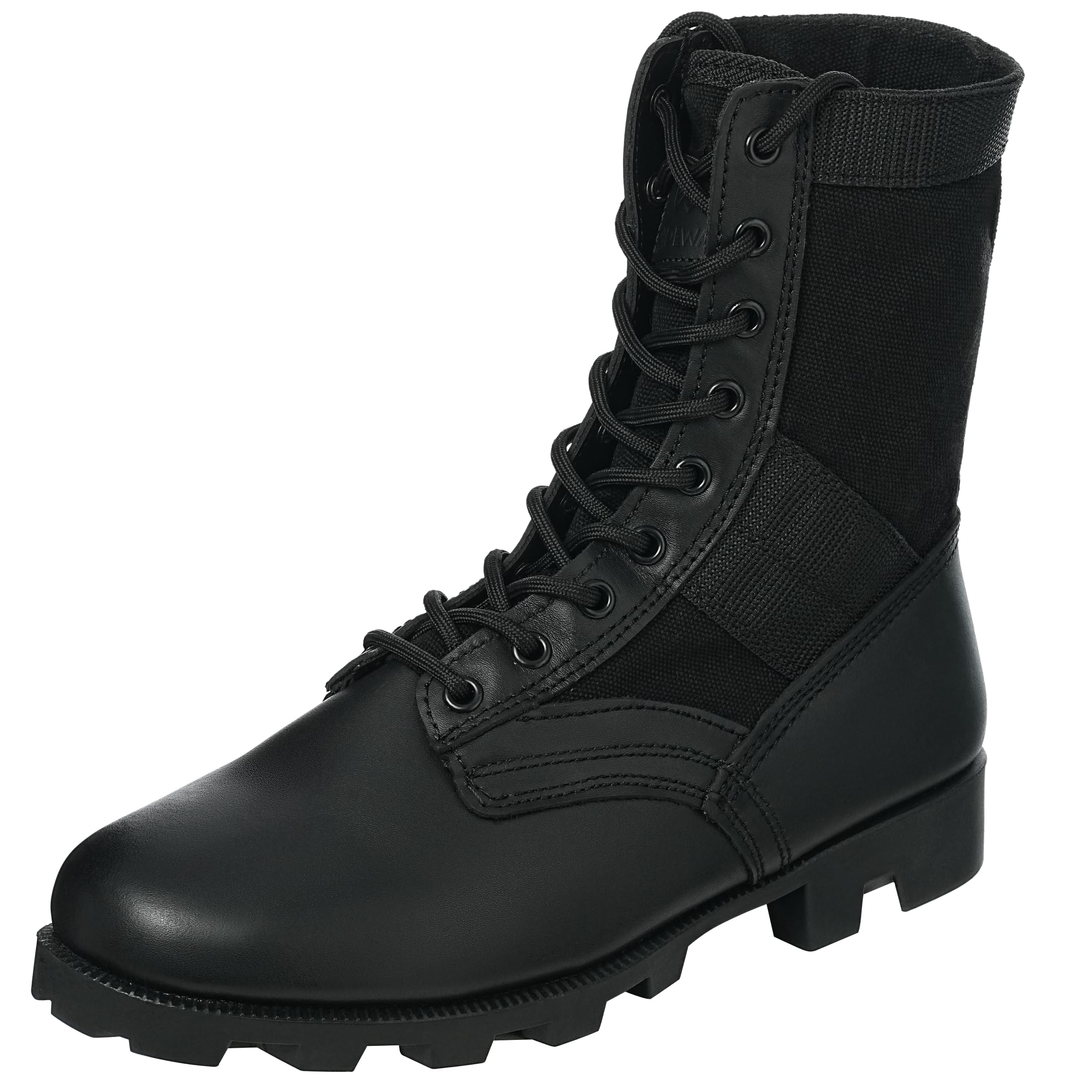 WIDEWAYMen's Military Jungle Combat Boots 8 Inch Lightweight Motorcycle Tactical Boot Police Army Botas
