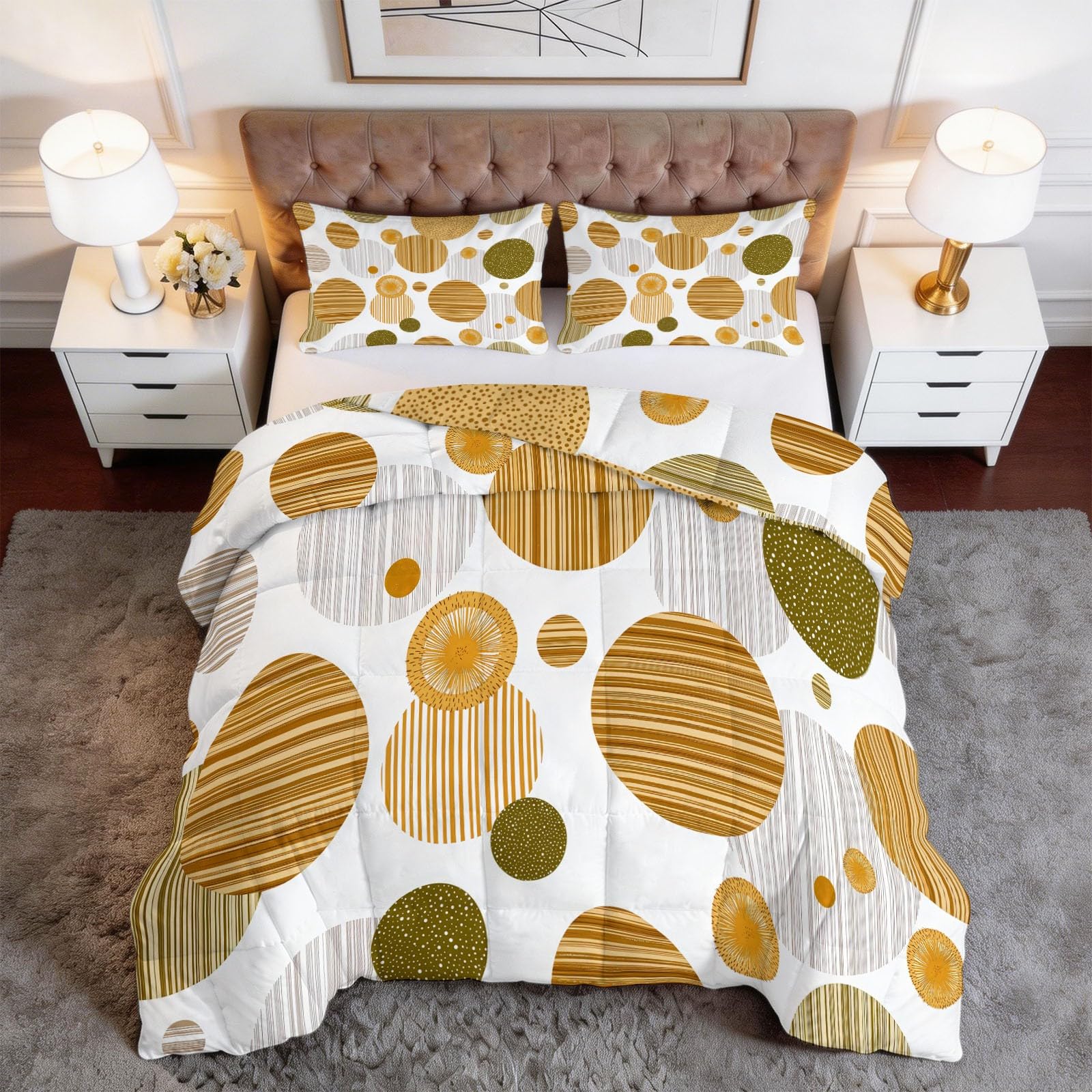 Edredón bohemio vintage de 155 x 220 cm ideal para renovar el dormitorio en invierno