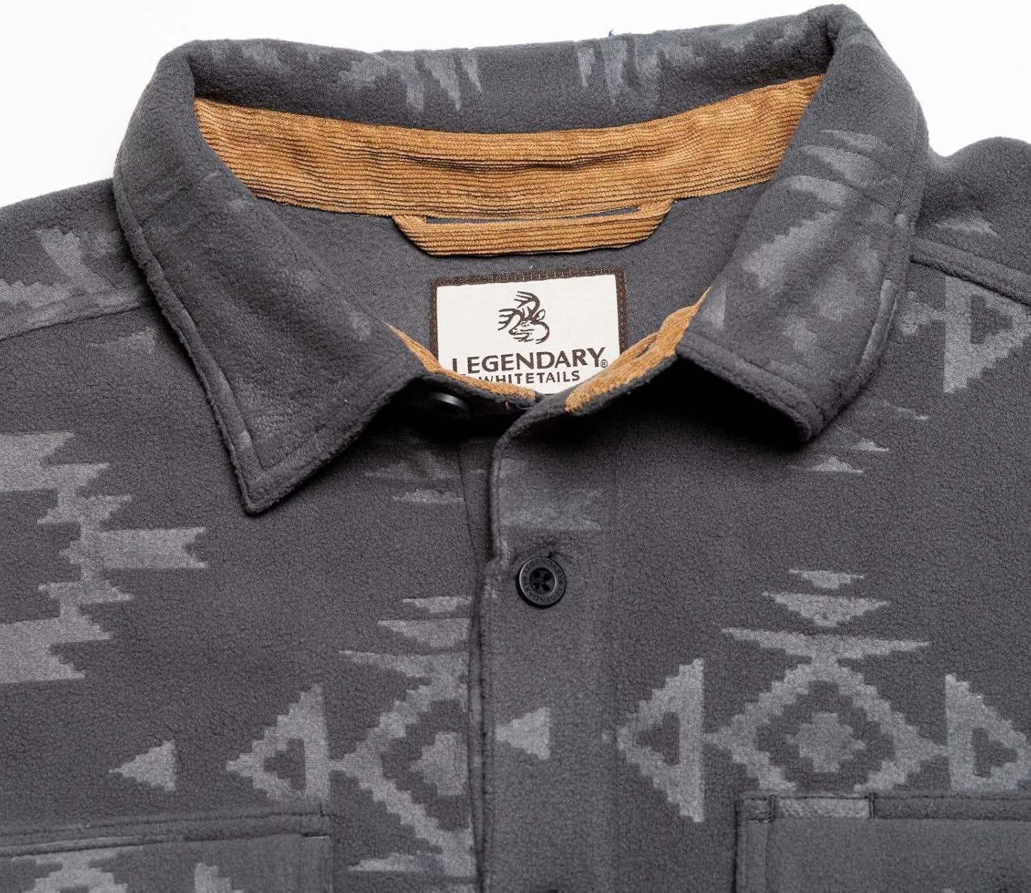 Legendary Whitetails Men’s Long Sleeve Fleece Button Up Heavyweight Shirt - Image 5