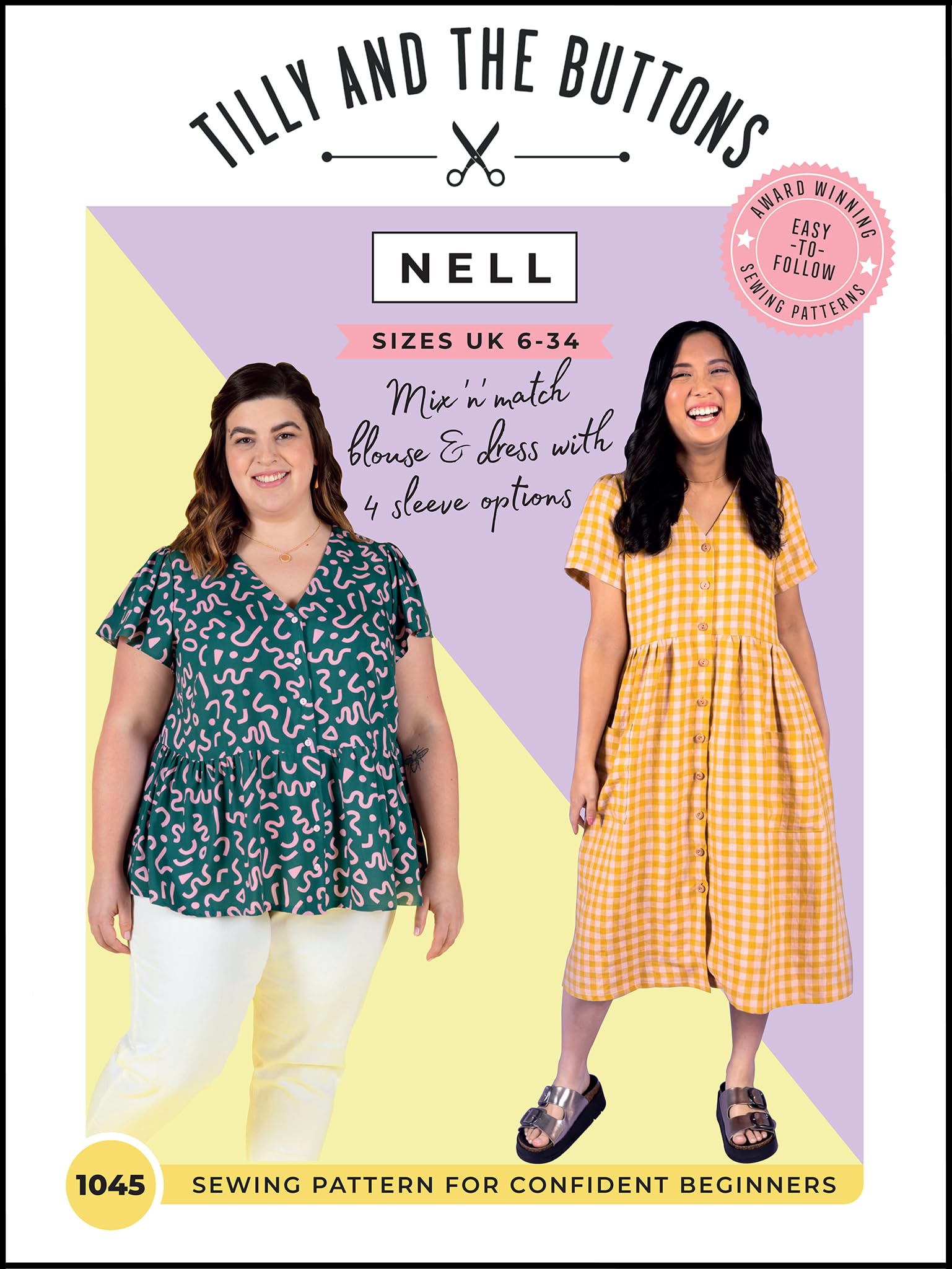 Tilly and the Buttons Nell Blouse + Dress Sewing Pattern UK 6-34, Multi, UK 6-34 / US 2-30 / EUR 34-62 / AUS 6-34