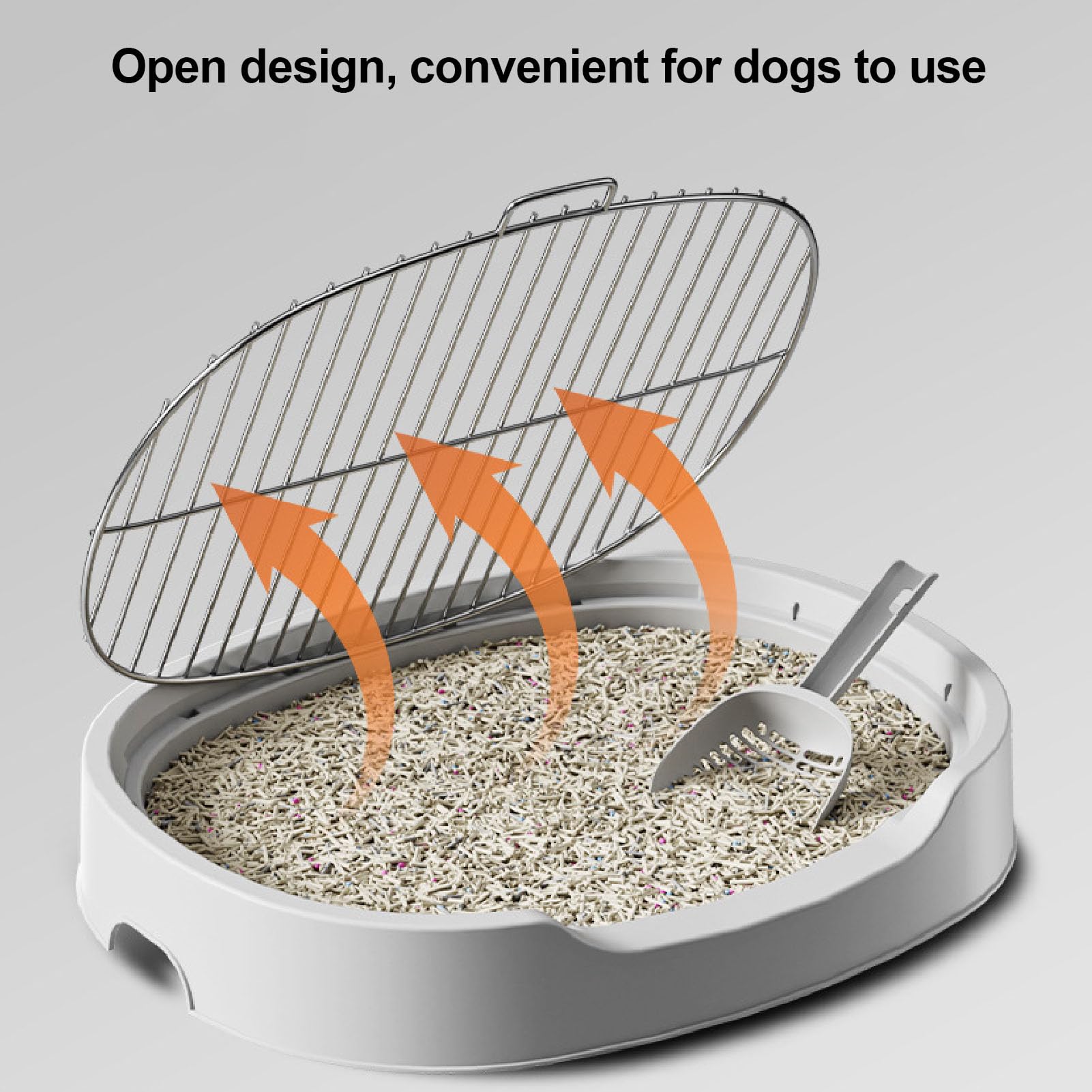 Bandeja Orinal De Interior para Perros, Inodoro De Adiestramiento para Perros con Pared Antisalpicaduras Extraíble Y Marco De Malla Soporte Portátil para El Orinal del Cachorro