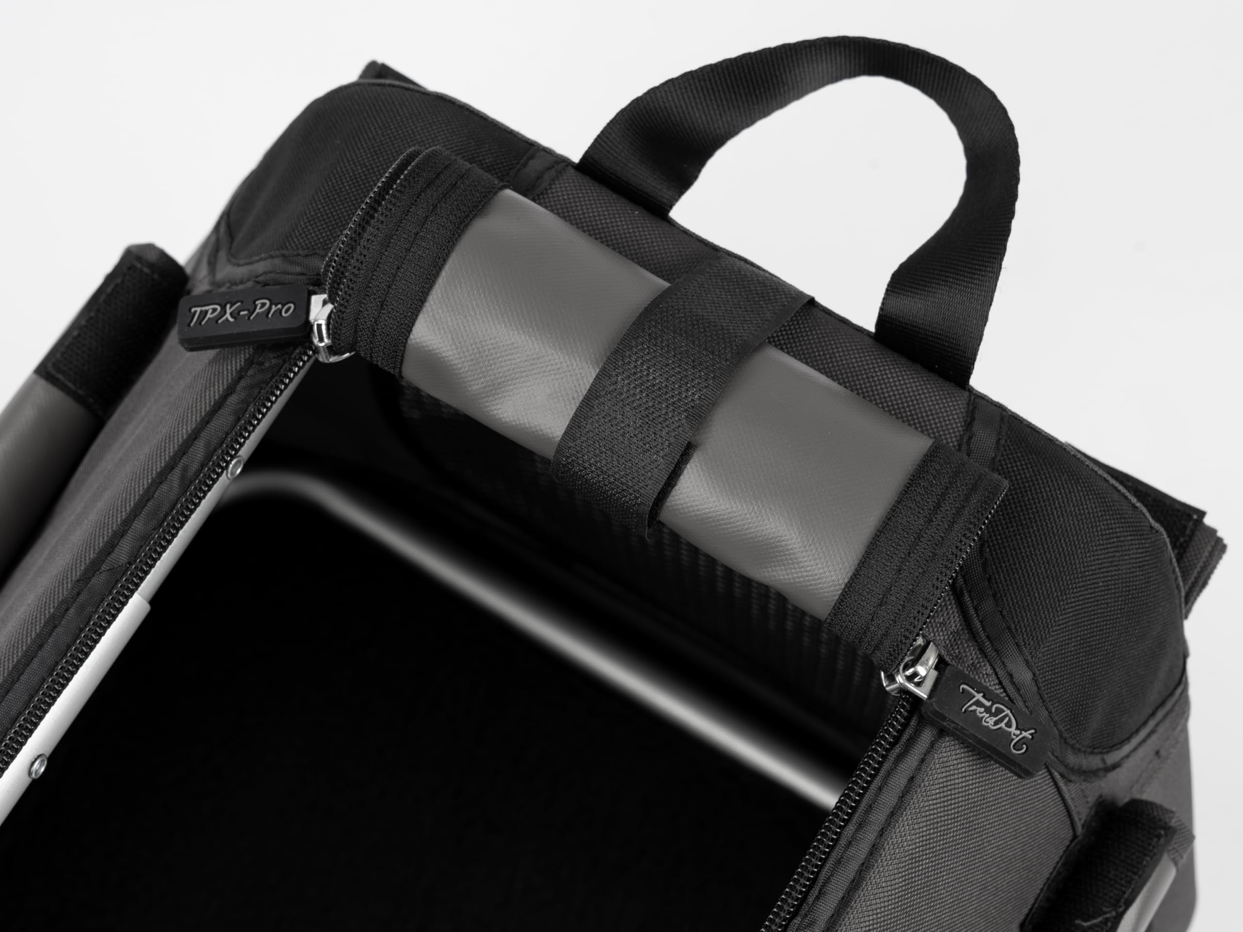 TrendPet TPX-Pro - Leichte, Faltbare Hundebox mit Aluminium Rahmen (grau, L 50 x B 35 x H 35 cm)