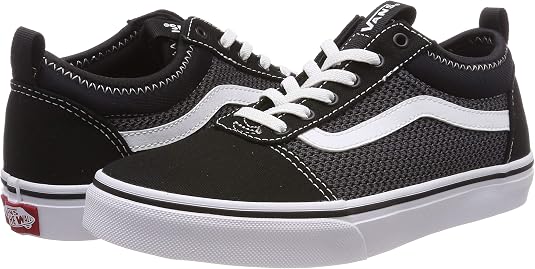 Closure Trainers, Black ((Mesh/Canvas 