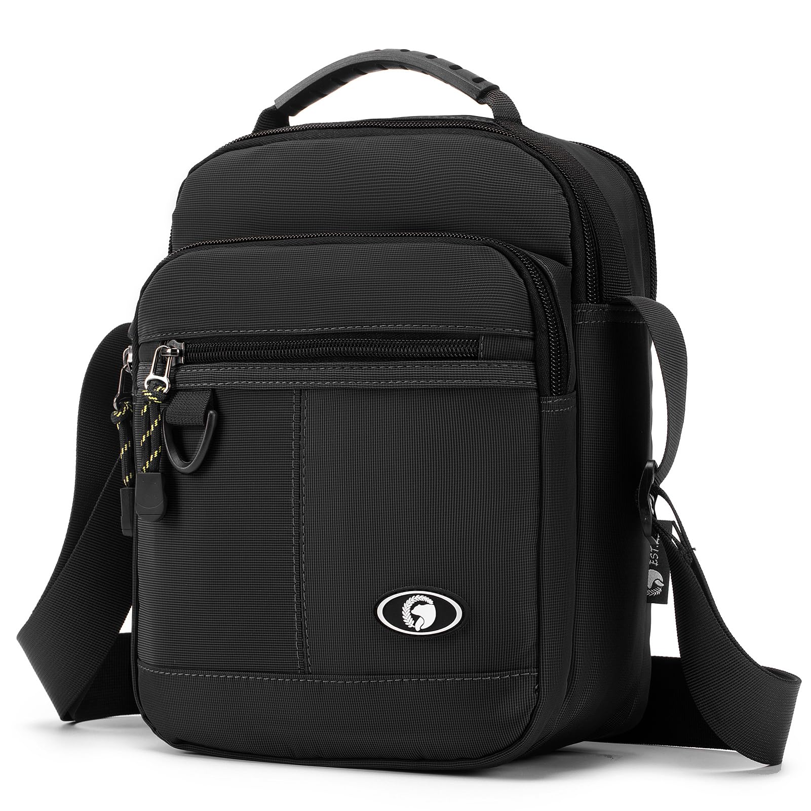 SPAHER Męska Torba na Ramię Lekka Biznesowa Męska Torba do Wieszania Wodoodporna Torba na Nadgarstek Typu Crossbody Torba na Ramię Męski do IPada na Zewnątrz Codziennego