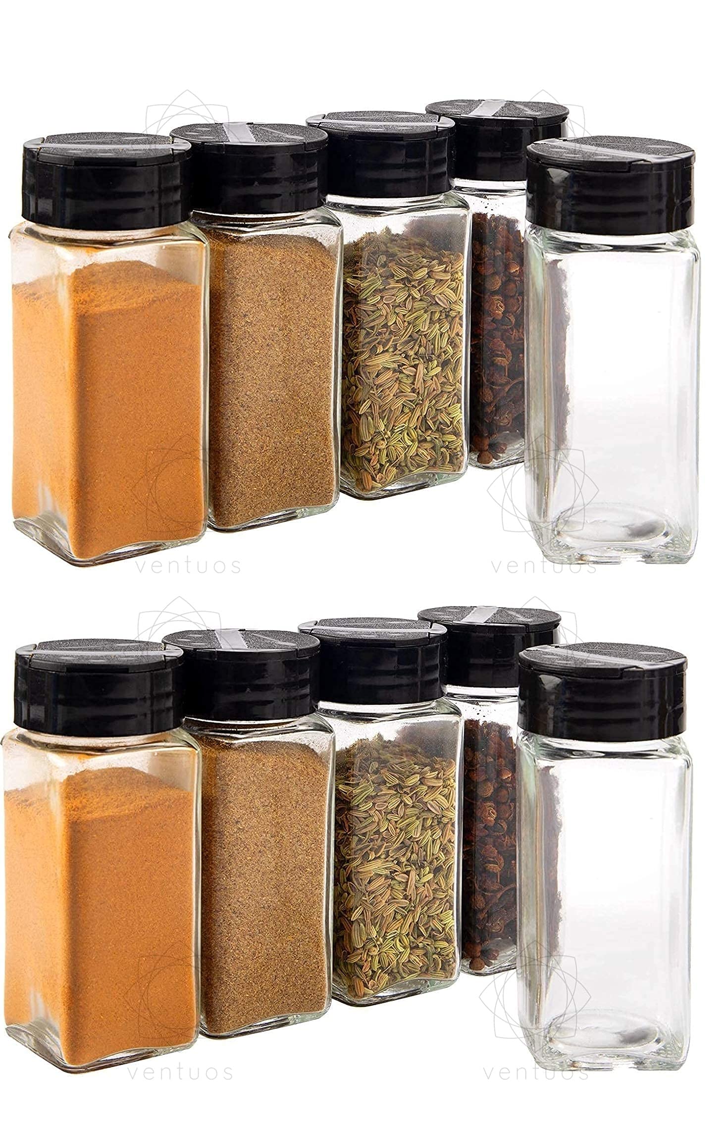 See full amazon price history chart for PRAMUKH FASHION 120ml Glass Spice Jars, French Square Bottles, Airtight Black Plastic Shaker, Lead Free Clear Glass Set of- (2) PRAMUKH FASHION 120ml Glass Spice Jars, French Square Bottles, Airtight Black Plastic Shaker, Lead Free Clear Glass Set of- (2) (B09C232V3N) Amazon Price History, Amazon Price Tracker
