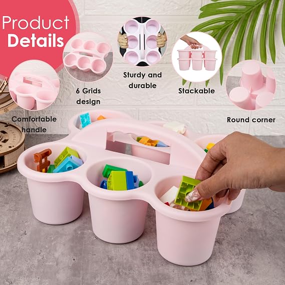 4 pack Classroom Caddy for School,Cup Caddy For Drink