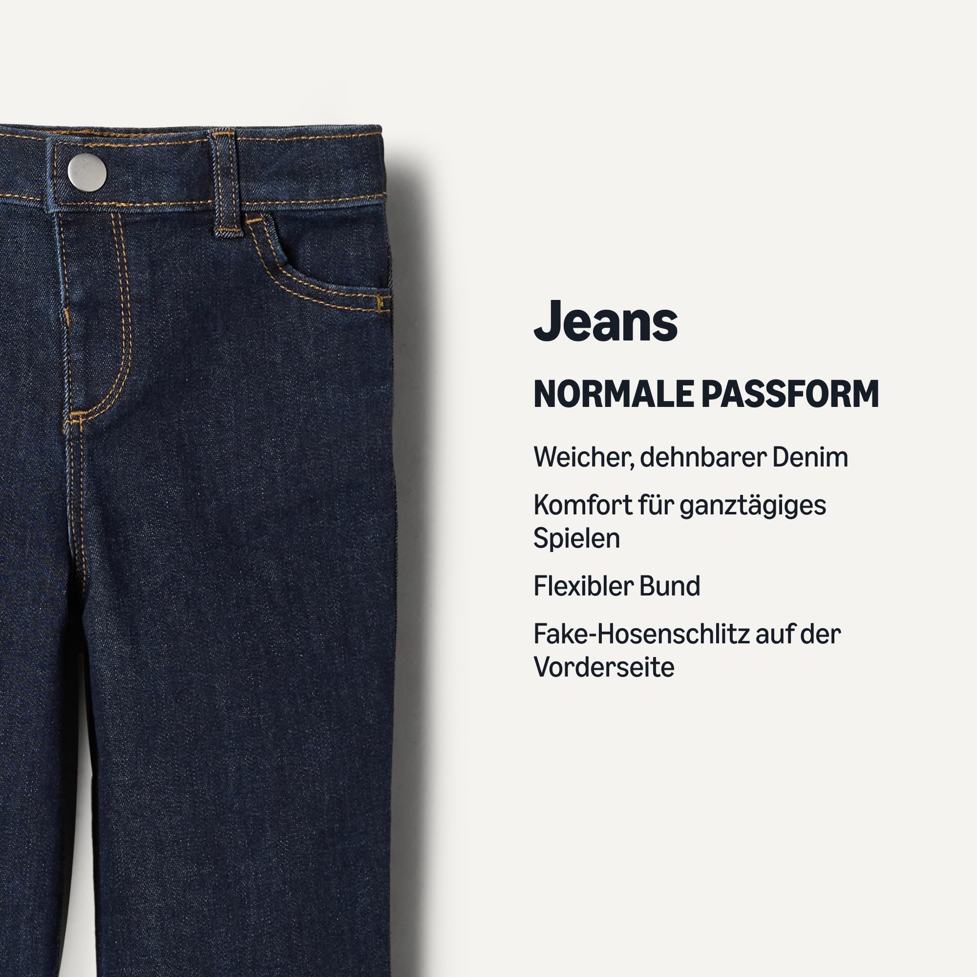 Amazon Essentials x Sofia Grainge Baby und Jungen Gerade geschnittene Jeans