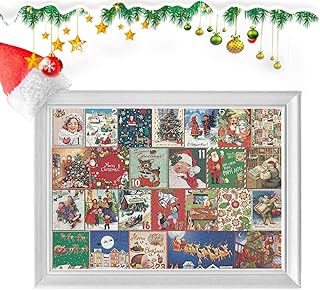 Advent Calendar 2023 Christmas Jigsaw Puzzles 24 Days Christmas Jigsaw Puzzles Advent Calendar Christmas Countdown Calendar with 24 Parts 1000 Pieces Jigsaw Puzzles for Kids Adults Gift