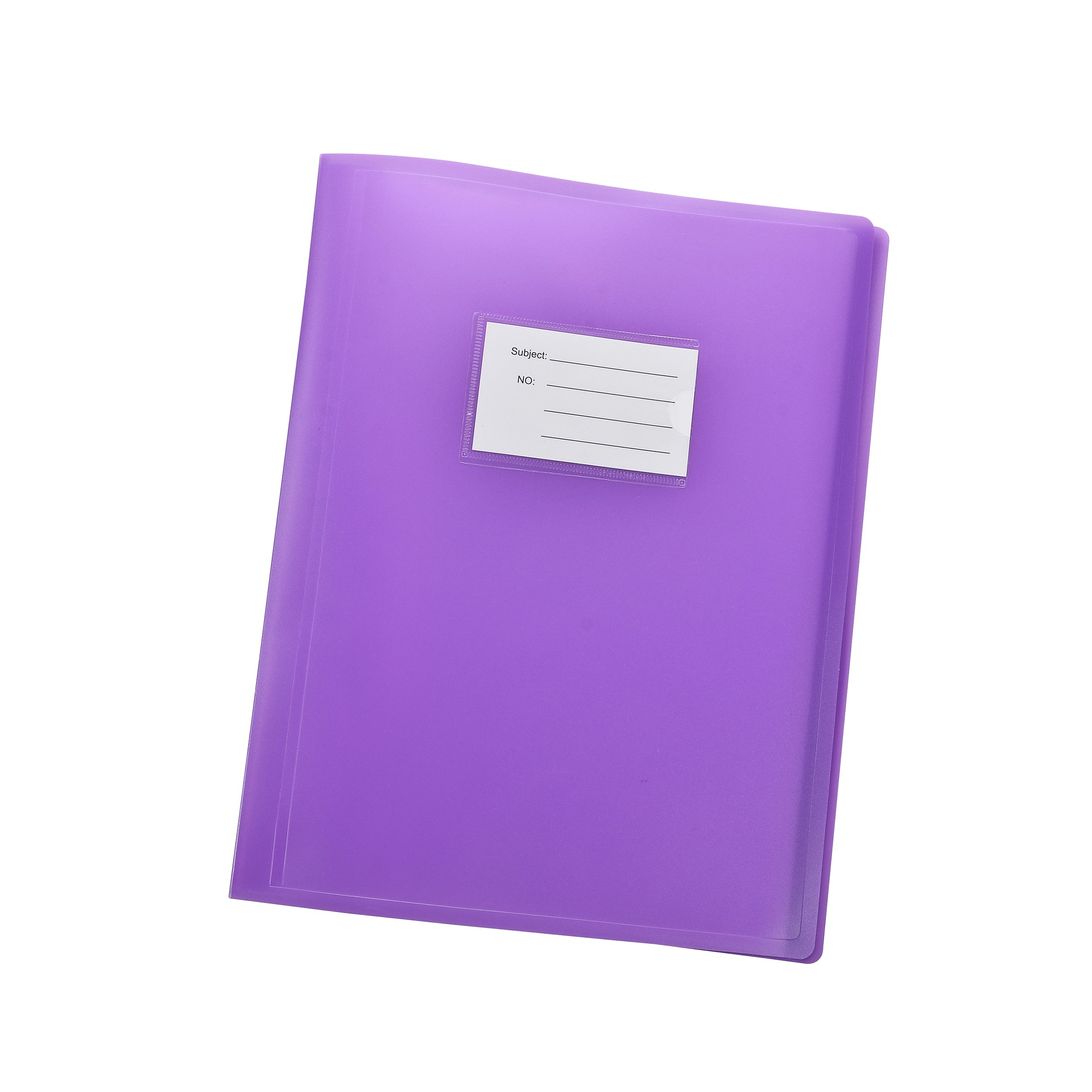 Arpan A4 Display Book Folder Flexible Cover Portfolio - 104 Pockets 208/Sides - Purple