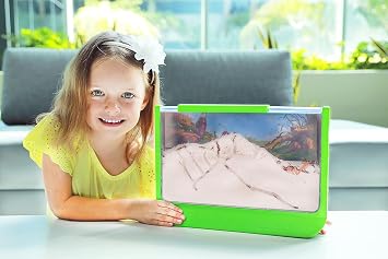 Uncle Milton | Giant Ant Farm | Extra Large Viewing Area with Ant Picnic Scene, Classroom Toy, Classic Kids Educational Toy for Boys and Girls Aged 6+ | Basic Fun 00056