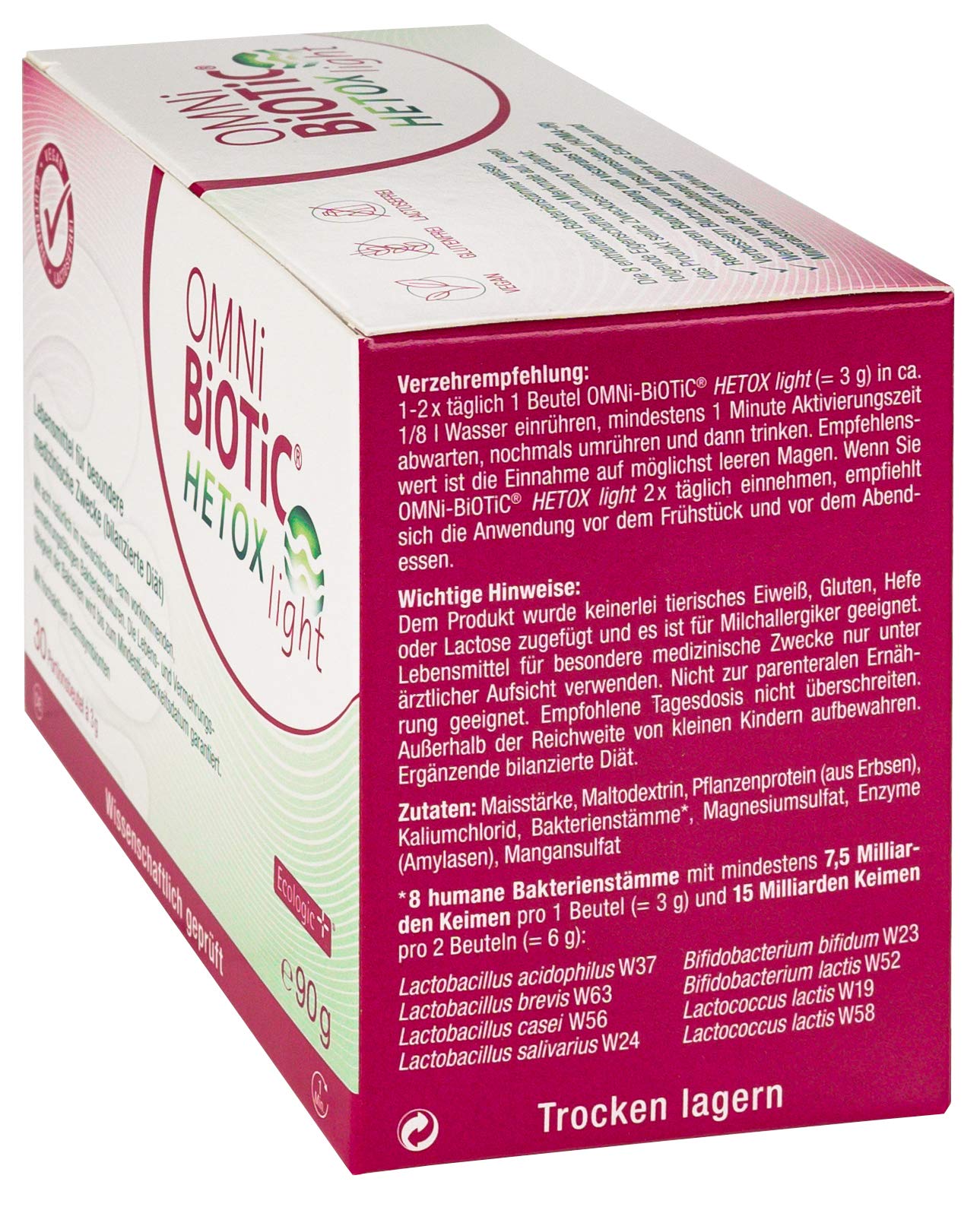 OMNi BiOTiC HETOX light, 30 Portionsbeutel a 3g (90g)