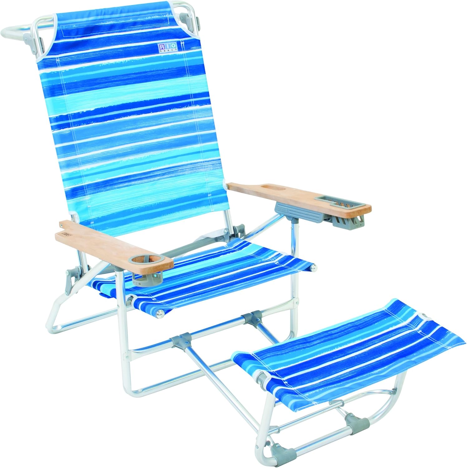 Amazon Com Rio Brands Big Kahuna Beach Chair With Foot Rest Blue Stripes Patio Lawn Garden Amazon Com Rio Brands Big Kahuna Beach Chair With Foot Rest Blue Stripes Patio Lawn Garden