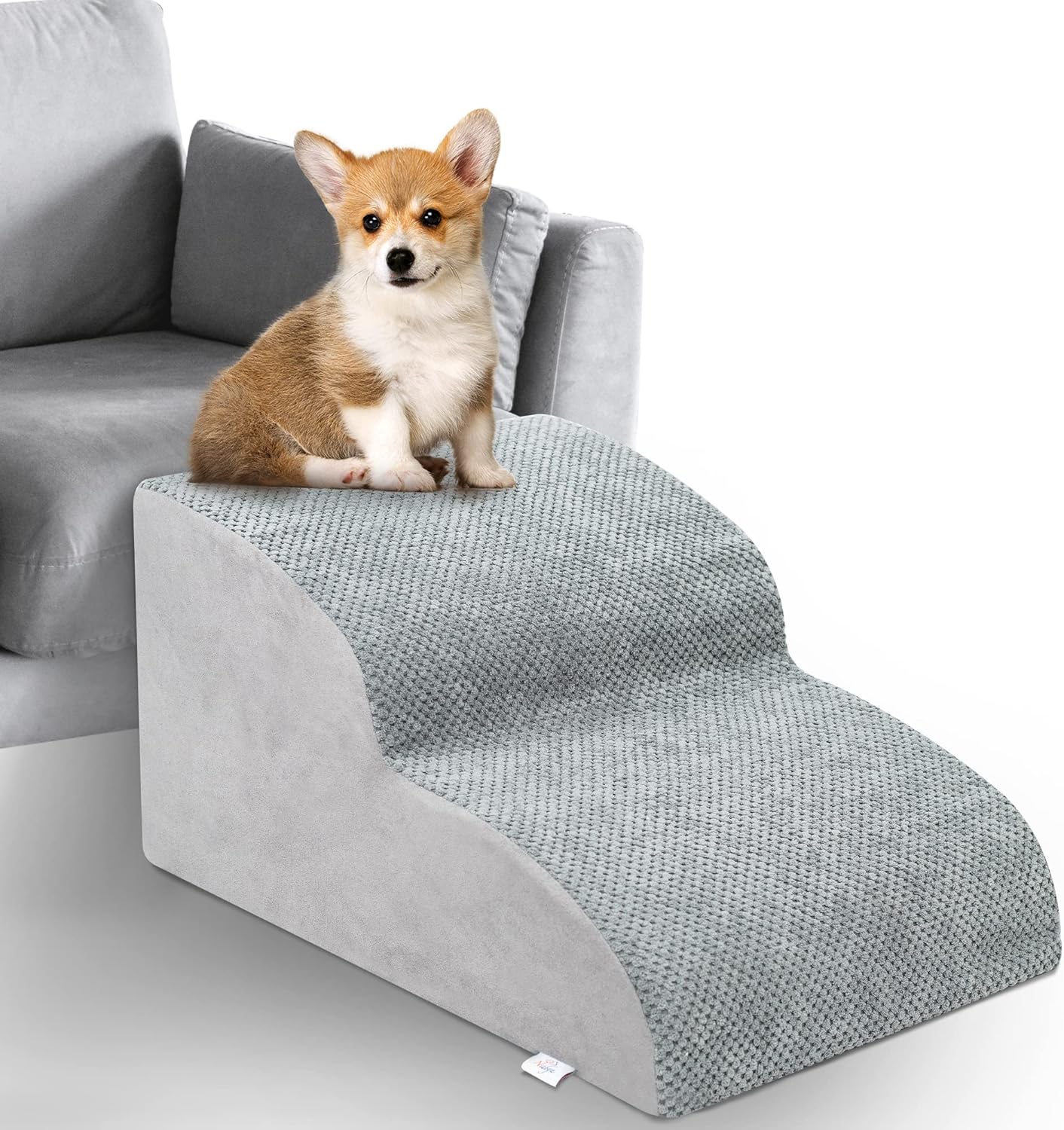 Dog Stairs for Small Dogs High Density Foam Dog Ramp