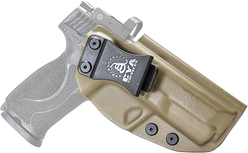 Miniatura 18 de CYA Supply Co. Funda para llevar armas dentro del cinturón, Base Optics Ready (Flat Dark Earth) Portador Oculto en la Pretina, IWB, Compañía