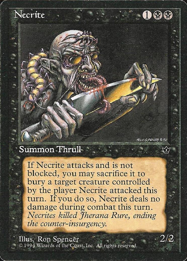 Magic The Gathering - Necrite (Ron Spencer) - Fallen Empires