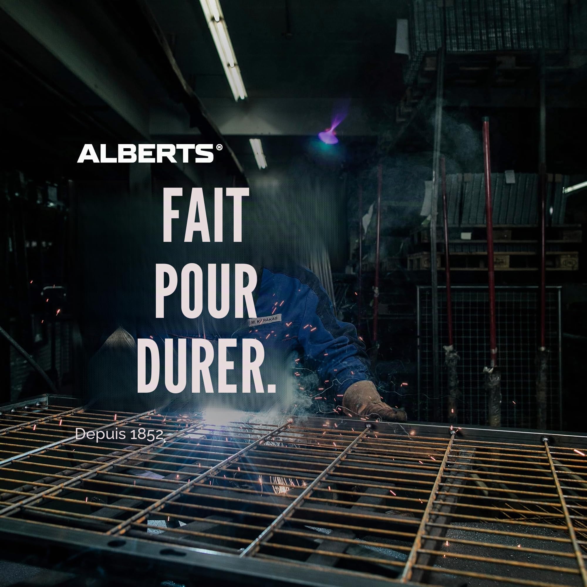 Alberts 614478 Grille soudée | différentes hauteurs - en option dans différentes couleurs | galvanisée | mailles 12,7 x 12,7 mm | hauteur 100 cm | longueur 5 m