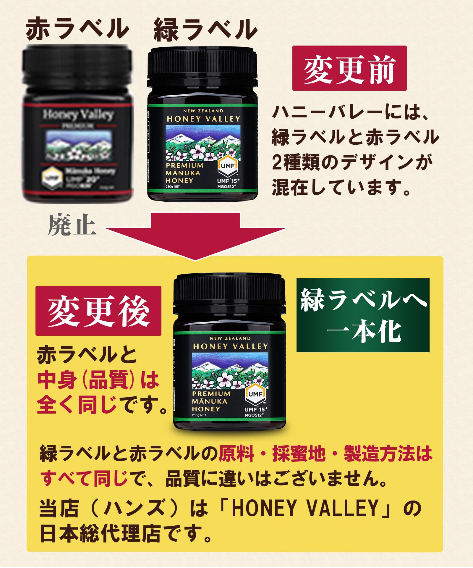Honey Valley UMF10+ MGO261+ マヌカハニー 250g