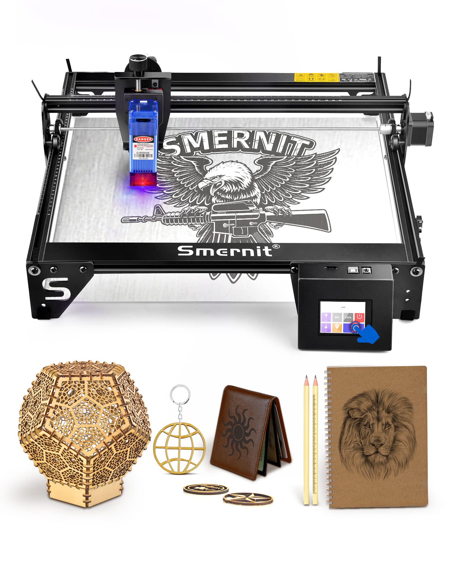Laser Engraver SMERNIT S1, 40W High Accuracy Laser Engraving Machine