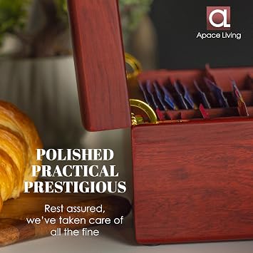 Tea Box - Luxury Wooden Tea Bag Organizer from The Apace Premier Collection