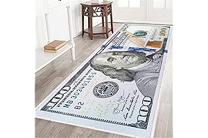 100 Dollar Bill Rug