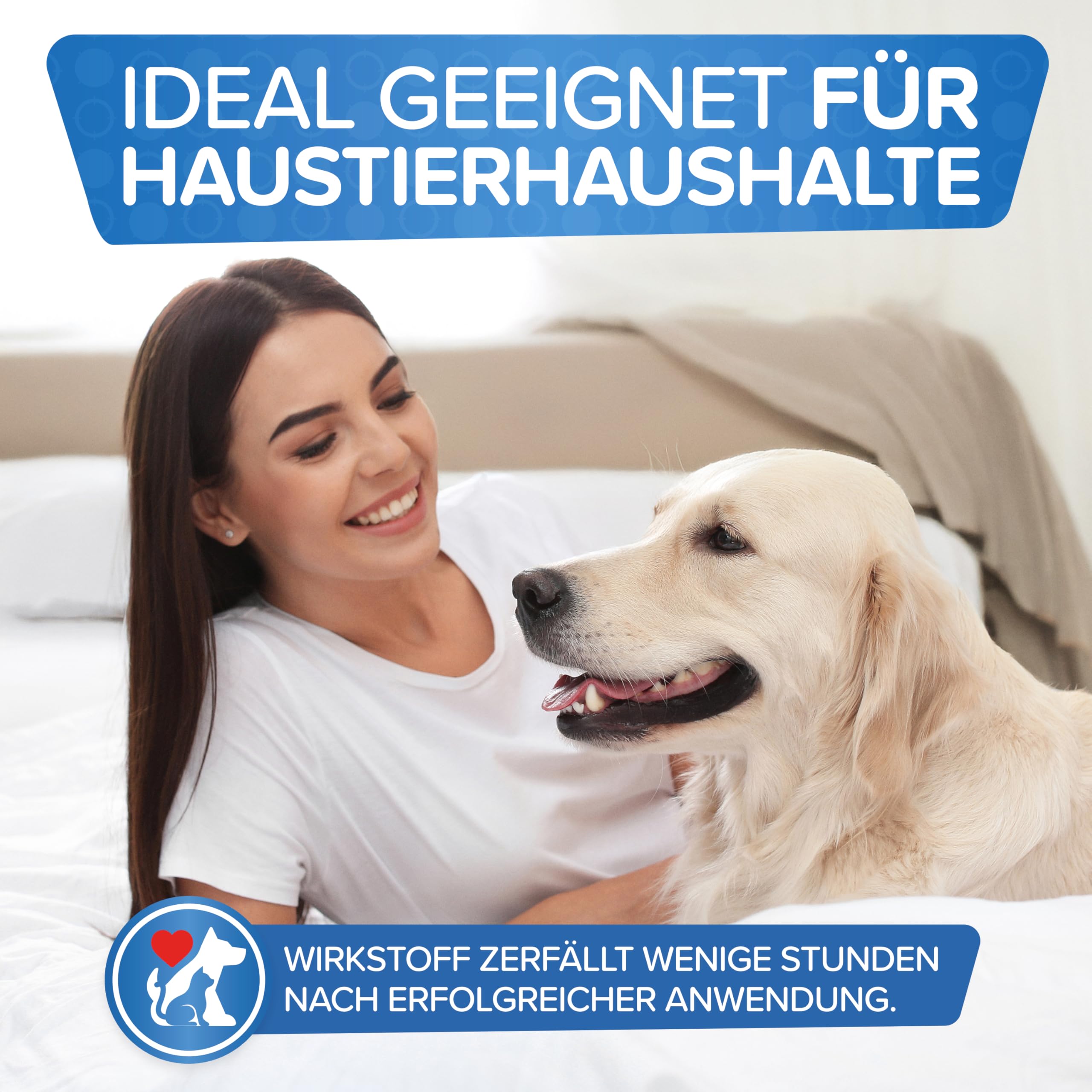 Patronus Bettwanzen Power Fogger mit maximaler Sofortwirkung [2x 150ml] | effektiver Vernebler zur Bettwanzen-Abwehr, für schwierig erreichbare Bettwanzen-Verstecke, aus deutscher Produktion