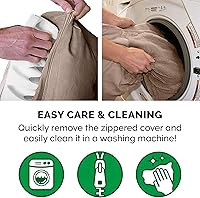 Vista 8 de Furhaven Pet – Sofá de felpa ortopédica para perro, cama con forma de L, tumbona ergonómica con contorno de cuna, cama para perros y gatos, varios