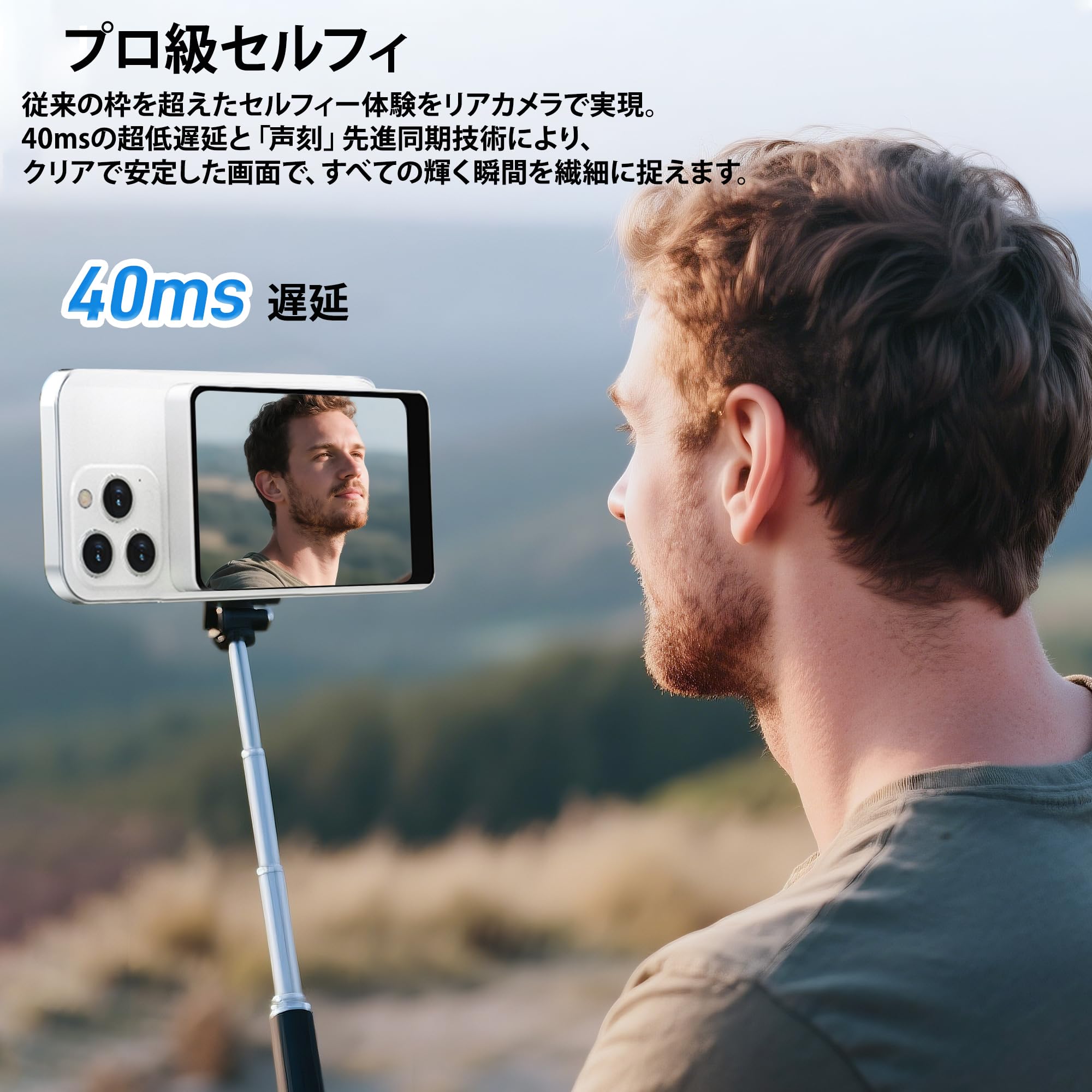 Amazon.co.jp: SYNCO XView M4 背面自撮りモニター 磁気式外部