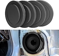 Vista 7 de VOFONO Potenciador de altavoz de espuma, 4 anillos rápidos, kit de deflector de esponja insonorizada para puerta de automóvil de 6 pulgadas y 6.5